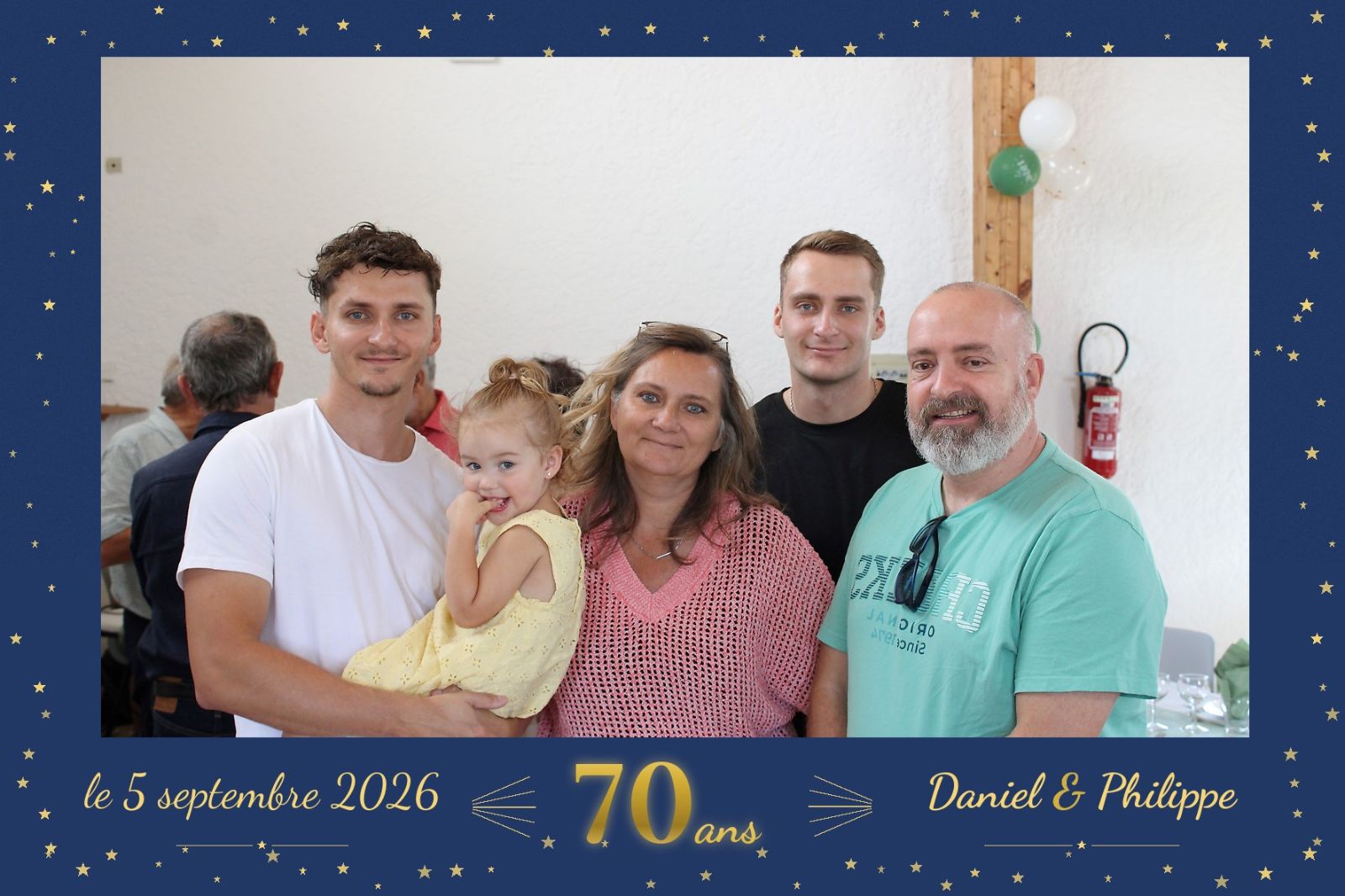 Photos imprimées par le photobooth
